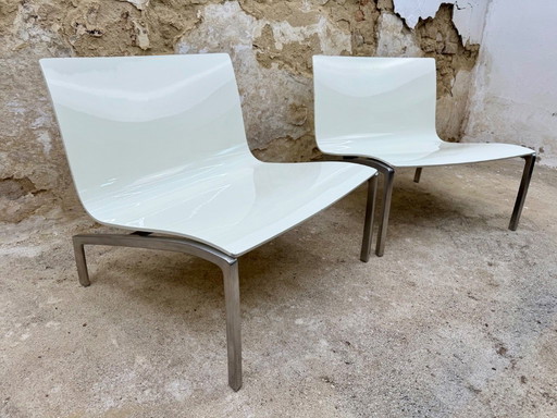 Piero Lissoni PL200 Lounge Chair Set by Fritz Hansen mid-2000s