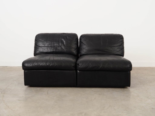 Canapé modulaire en cuir, design italien, années 1970, fabriqué en Italie