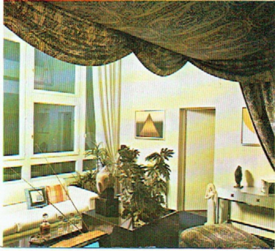 Image 1 of Jansen House. Mobile per dischi in vinile con vetro fumé. Anni '70.