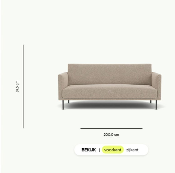Image 1 of Fést Amsterdam 3-seater sofa Astin + ottoman
