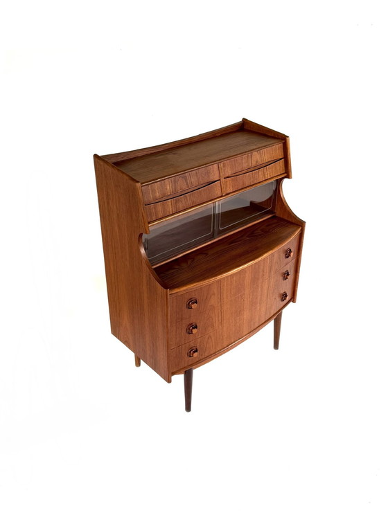Image 1 of Vintage teakhouten secretaire, Gunnar Falsig ‘60