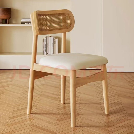 Image 1 of Solid Wood Chair Asian style– Multiple Color Options Available