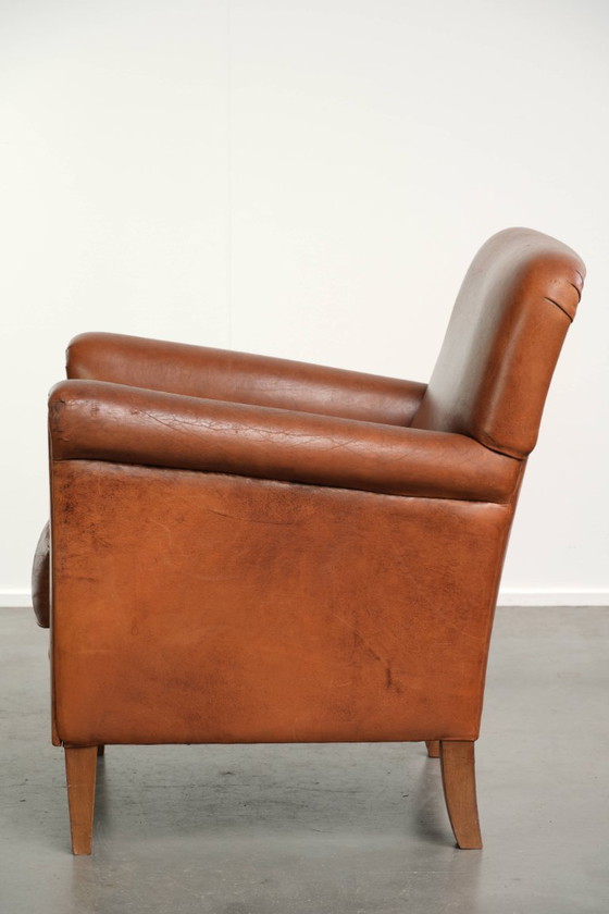 Poltrona in Pelle di Pecora Bella e Senza Tempo con Colori Splendidi e un Buon Design – Poltrone, Leather (photo 5 of 13)