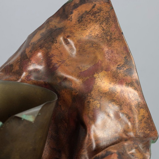Sculptural Copper Vase by Bart van Bekhoven, Netherlands, 1980s (photo 7 of 9)