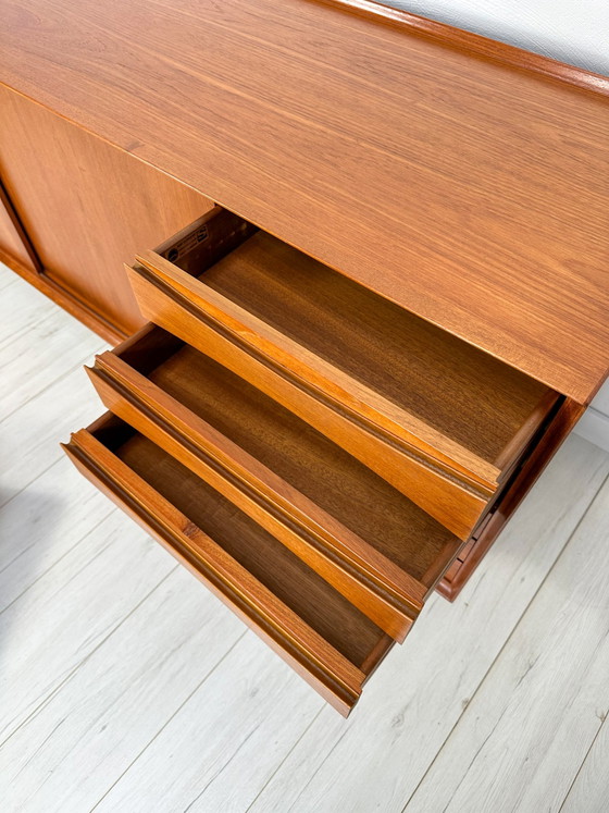 Image 1 of 1960S VINTAGE DANISH MID-CENTURY TEAK SIDEBOARD ‘OS29’ BY ARNE VODDER FOR SIBAST