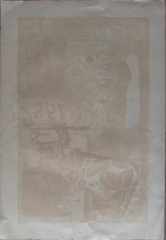 Antoni Clave - École de Paris, 1956 - Original signed and numbered Lithograph – Lithographs & prints, Paper (photo 5 of 5)