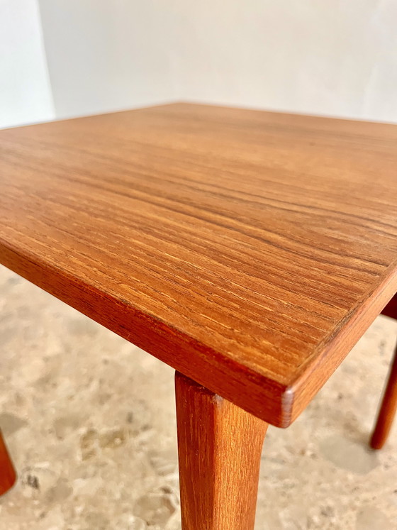 Image 1 of 2x Danish Modernism 1960s Side Tables Teak