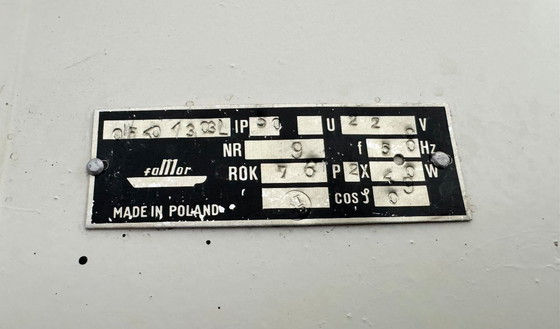 Image 1 of Tube lumineux suspendu industriel beige de la marque Famor, années 1970