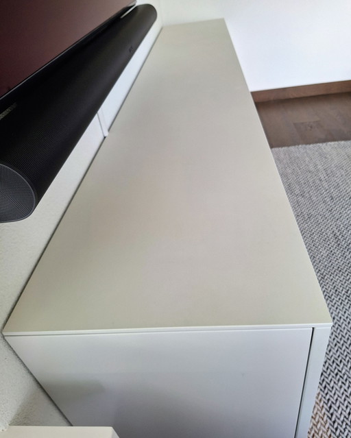 Karat sideboard with ceramic top, sliding doors and drawers