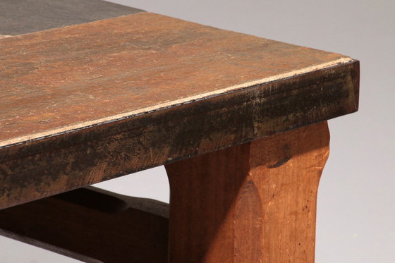 Image 1 of Authentic Norwegian Slate Coffee Table from the Mountains of Otta 