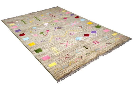 Image 1 of Hand-knotted Gabbeh Basi 198 x 150