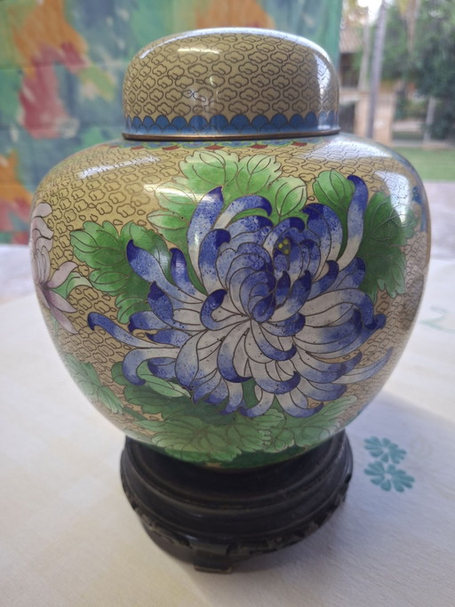 Potiche cloisonné