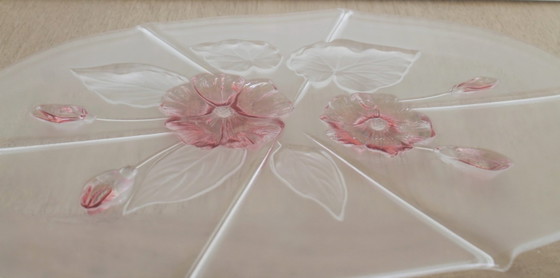 Walther Glas Ovale Servierschale, Rosa Blumen & Satineffekt – Mikasa - Walther Glas, Schalen (photo 9 of 10)