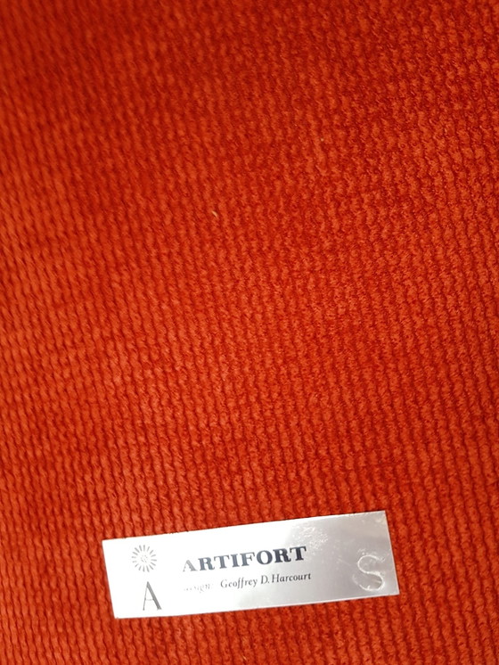 Image 1 of Vintage Artifort fauteuil F140 Harcourt nieuw gestoffeerd