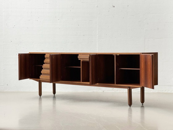 Image 1 of Palissanderhouten dressoir, Associazione Piccola Industria, Cantù, Italië, jaren 60