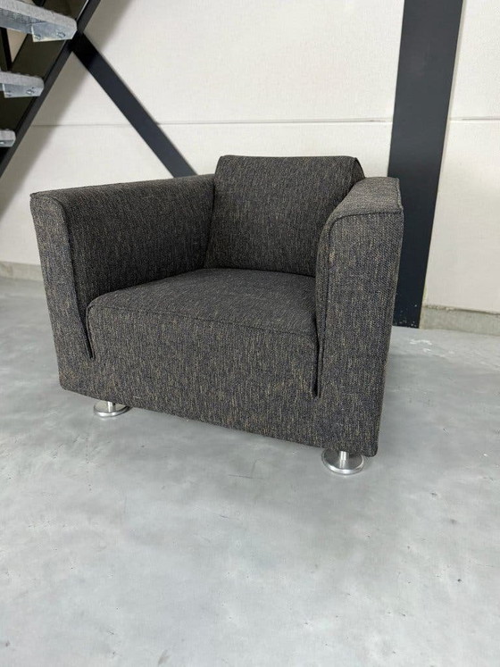 Design on Stock Blizz Poltrone - tessuto grigio antracite – Tessile, Pelle (photo 9 of 15)