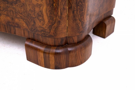 Image 1 of Large Art Deco chest of drawers from the 1940s, Poland.
