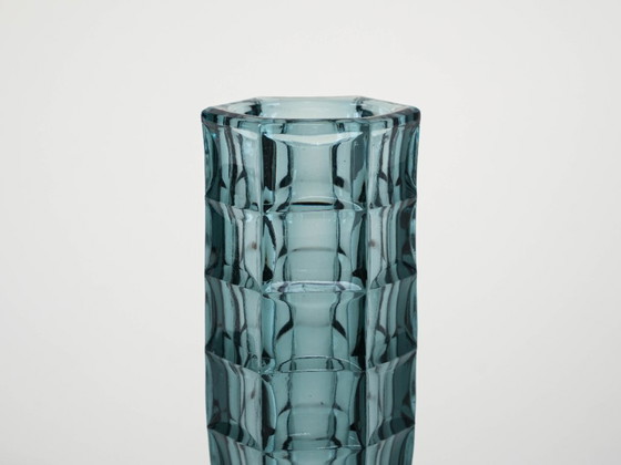 Image 1 of Glass vase, Polish design, 1971, designer: Bogdan Kupczyk