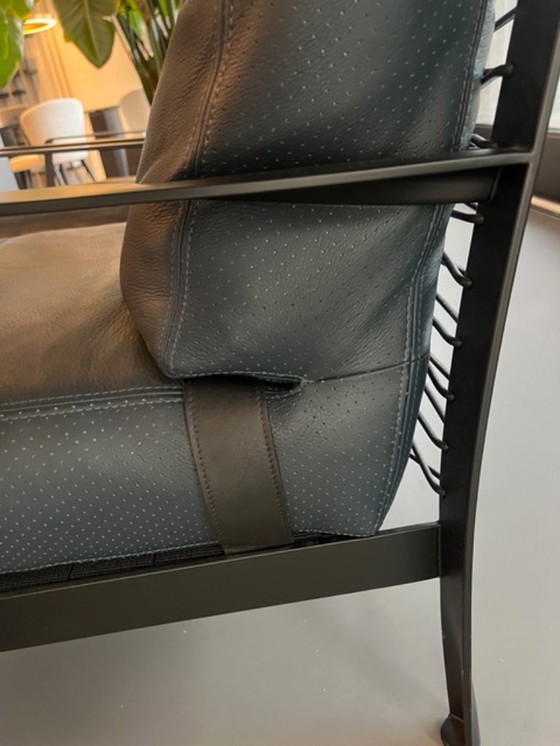 Image 1 of Sillas Minotti Richards CM.72 Pelle Aspen -25 azul marino