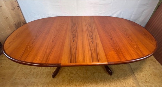 Image 1 of Mid-Century Retro Vintage Teak Extending Oval Dining Table by G-Plan – Victor Wilkins, 1960s Denish Design English Quality
