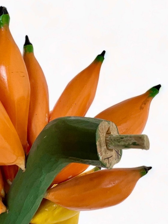 Image 1 of Pianta di banane in legno botanico vintage