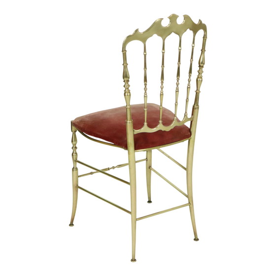 Image 1 of Chaise Chiavari italienne en laiton