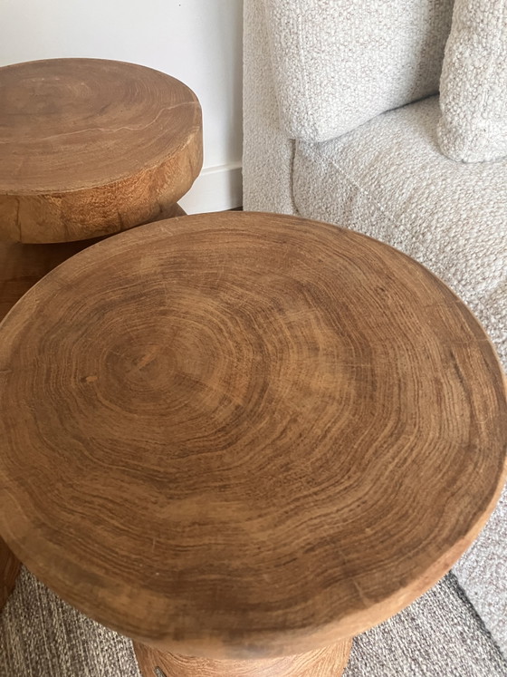 Pols Potten Skirt Stool / Side table Wood (photo 8 of 8)