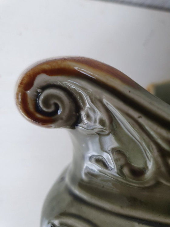 Image 1 of Antique Victorian majolica jardinière - ca 1900