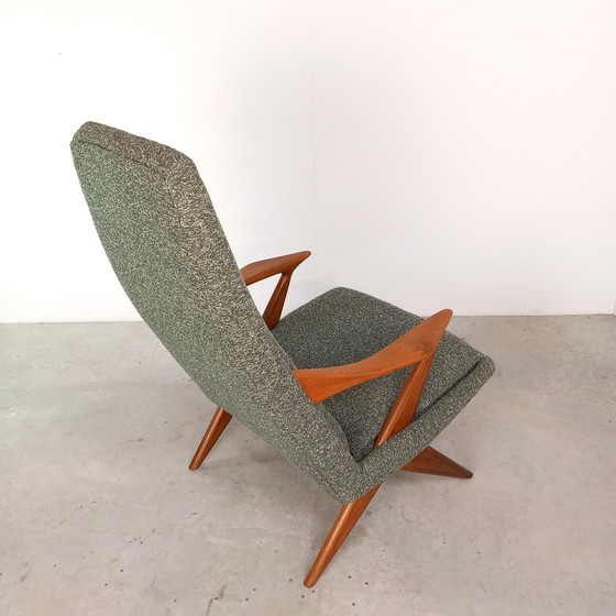Image 1 of Ensemble de fauteuils design Mid-Century | vintage restaurés