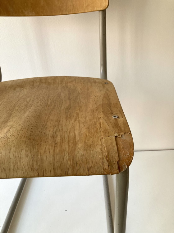 Chaise Gispen – Chaises de salle à manger, Wood, Metal (photo 3 of 5)