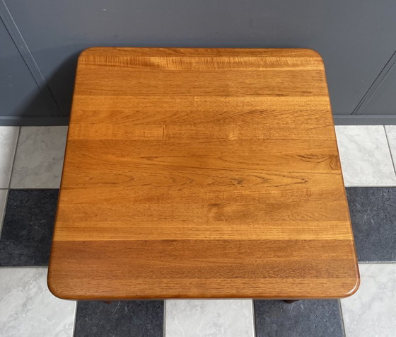 Image 1 of Table carrée en teck de Glostup, Danemark, années 1970