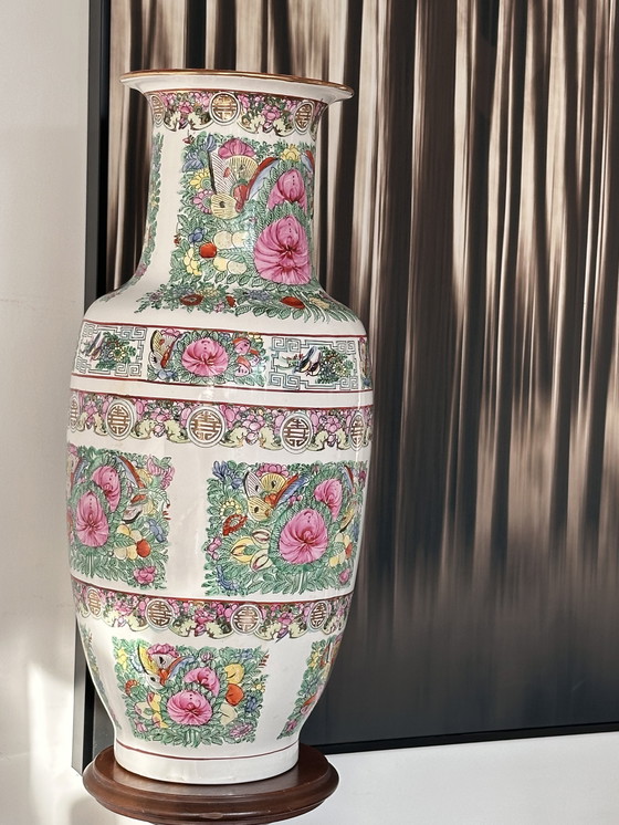 Image 1 of Grote Chinese porseleinen vloervaas