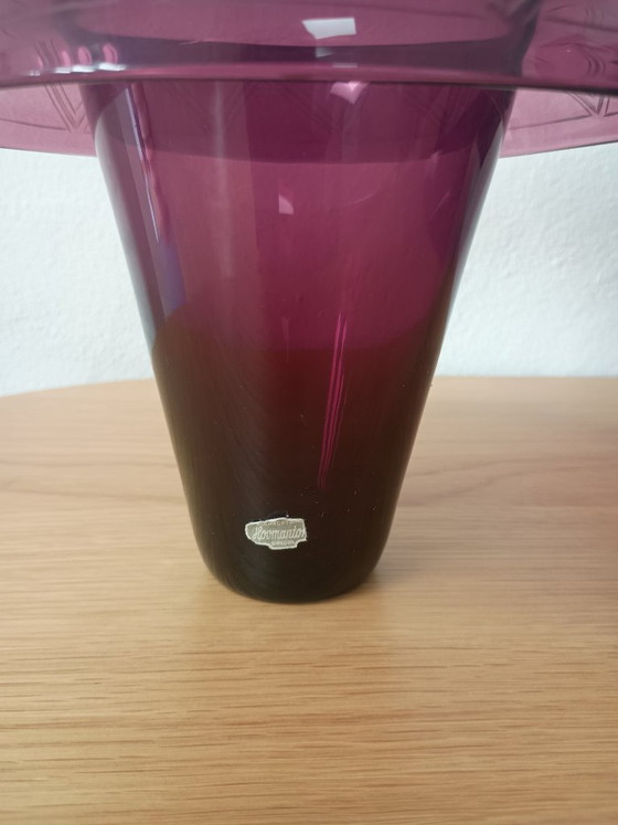 Vaso in cristallo dal design danese unico, disegnato da Signe Persson-Melin Hovmantorp Svezia – Vasi, Crystal (photo 4 of 5)