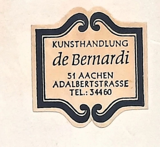 Image 1 of Timeless Aachen Souvenir: Hand-Signed Elisenbrunnen Etching (ca. 1970) – Rare & Historic