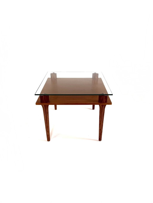 Table basse vintage en teck, Hohnert ‘60