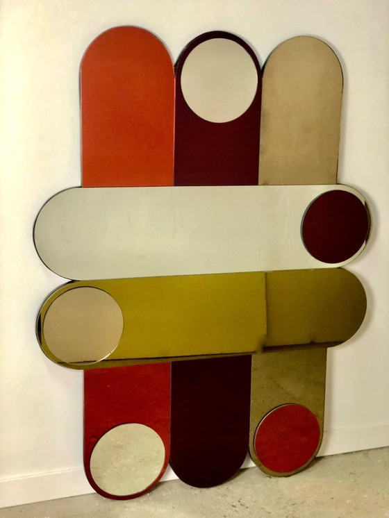 Image 1 of Zirkusspiegel aus Rauchglas, 1994