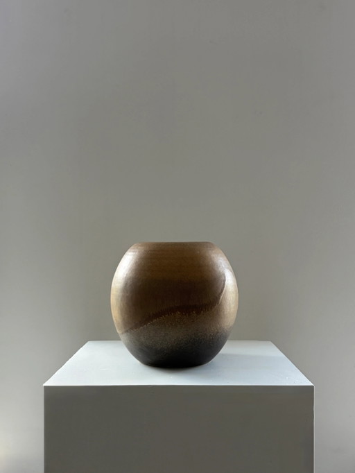 Vintage runde Keramikvase