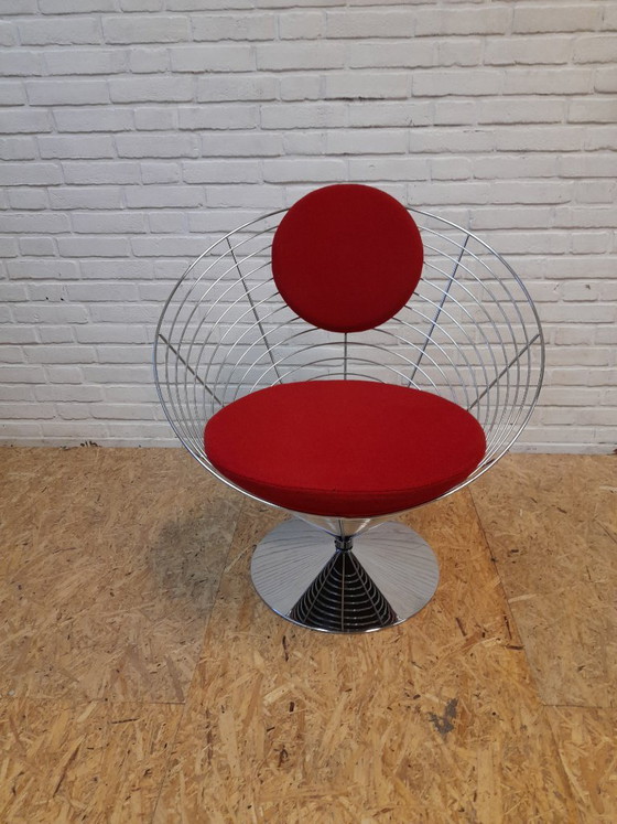 Verner Panton Wire Cone Chair – Fritz Hansen, Armchairs, Textile (photo 4 of 9)