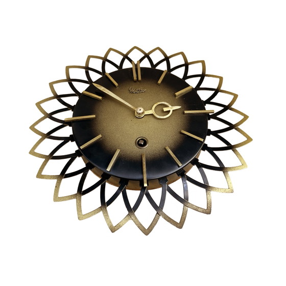 Image 1 of Mechanical sun hanging clock, Müller, Germany, 1960s.