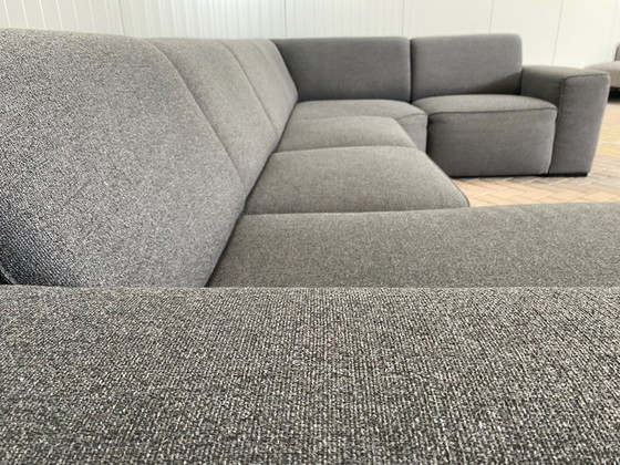 Image 1 of  Bellissimo divano a U in tessuto grigio
