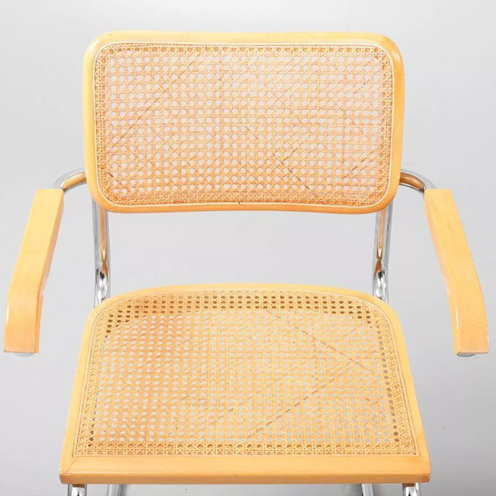 Image 1 of Cesca B64 stoel, naar ontwerp van Marcel Breuer, Italië, jaren 80