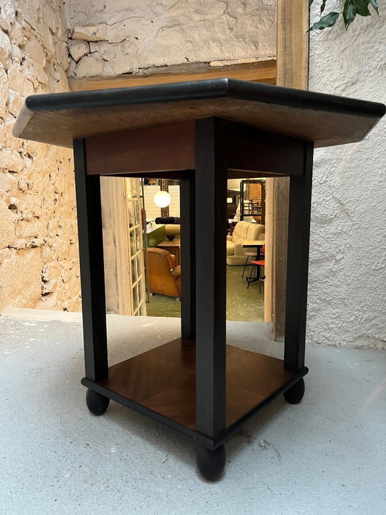 Image 1 of Mesa auxiliar hexagonal Art Déco