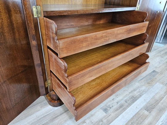 Image 1 of Credenza lineare Art Decò in noce