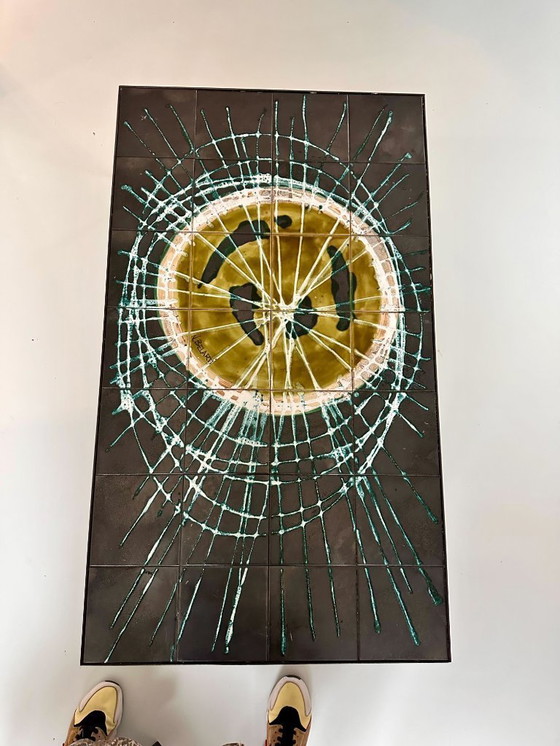 Image 1 of Tavolo in ceramica vintage firmato Belarti