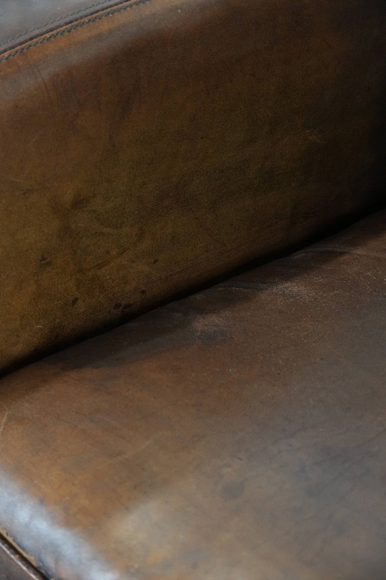 Image 1 of 2x Vintage Sheepskin Armchair