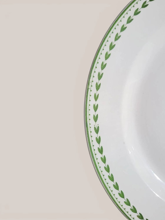 3 semi-deep plates in Boch Frères Kéramis earthenware. – Crockery, Porcelain (photo 4 of 11)