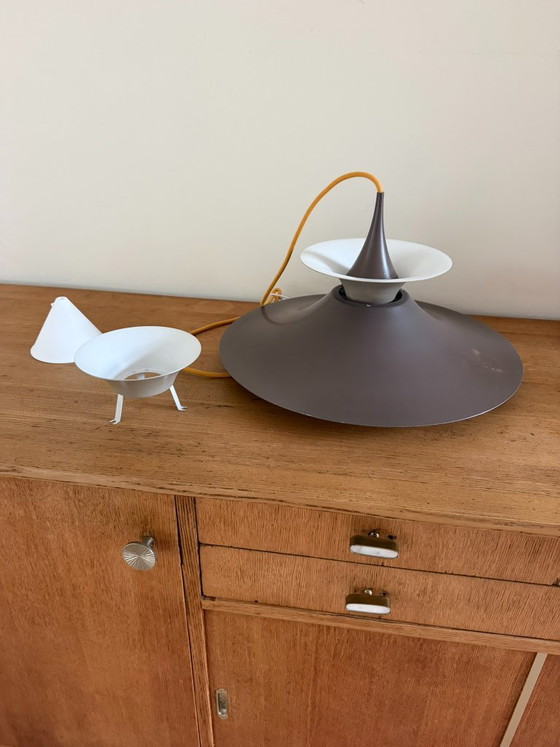 Lampada di design danese Vintage Fog & Morup Radius - Erik Balslev – Fog & Mørup, Lampade a sospensione (photo 10 of 13)