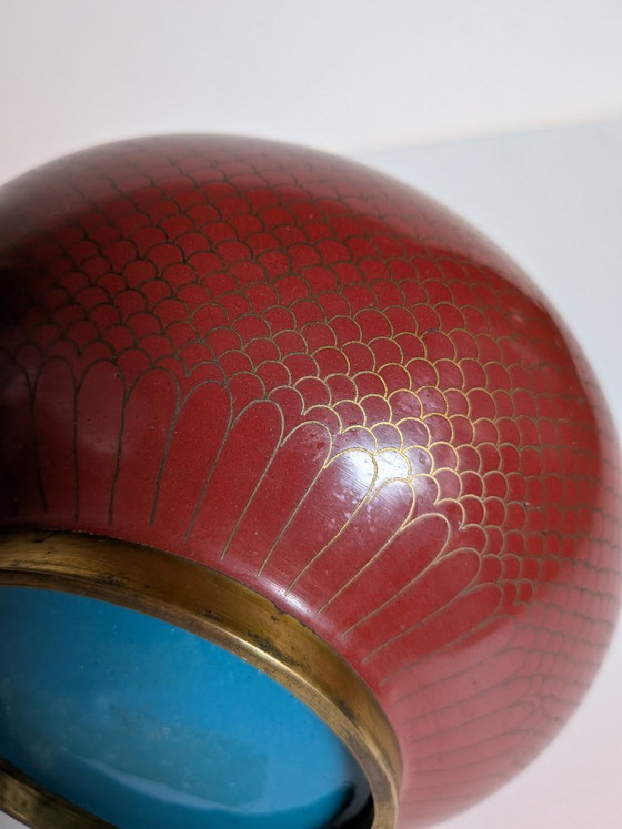 Image 1 of Cloisonné vase