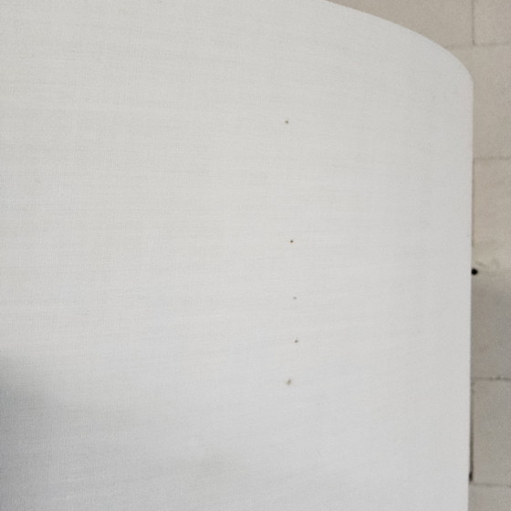 Image 1 of Zuiver tripod floor lamp white fabric shade chrome leg / tripod lamp / dutch design floorlight