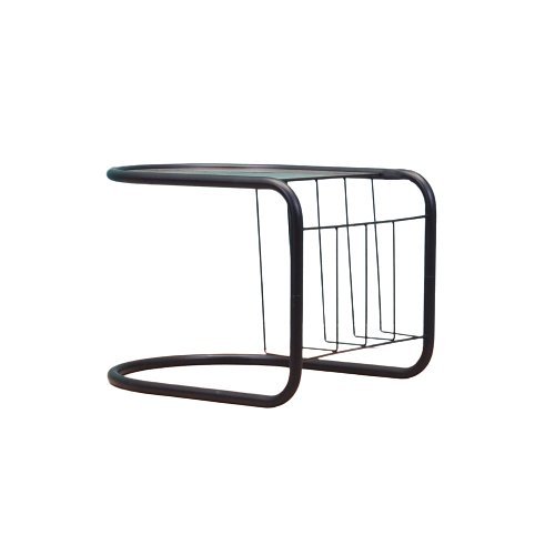 Tavolino da caffè in vetro, design danese, anni '70, produzione: Danimarca